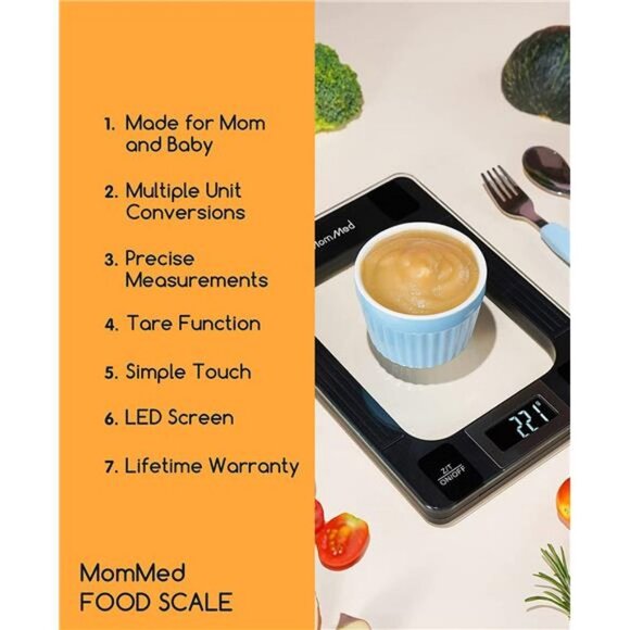 Kitchen Scale, Food Scale Digital Weight Grams, 15KG Large Range Kitchen Scale - Picture 6 of 7